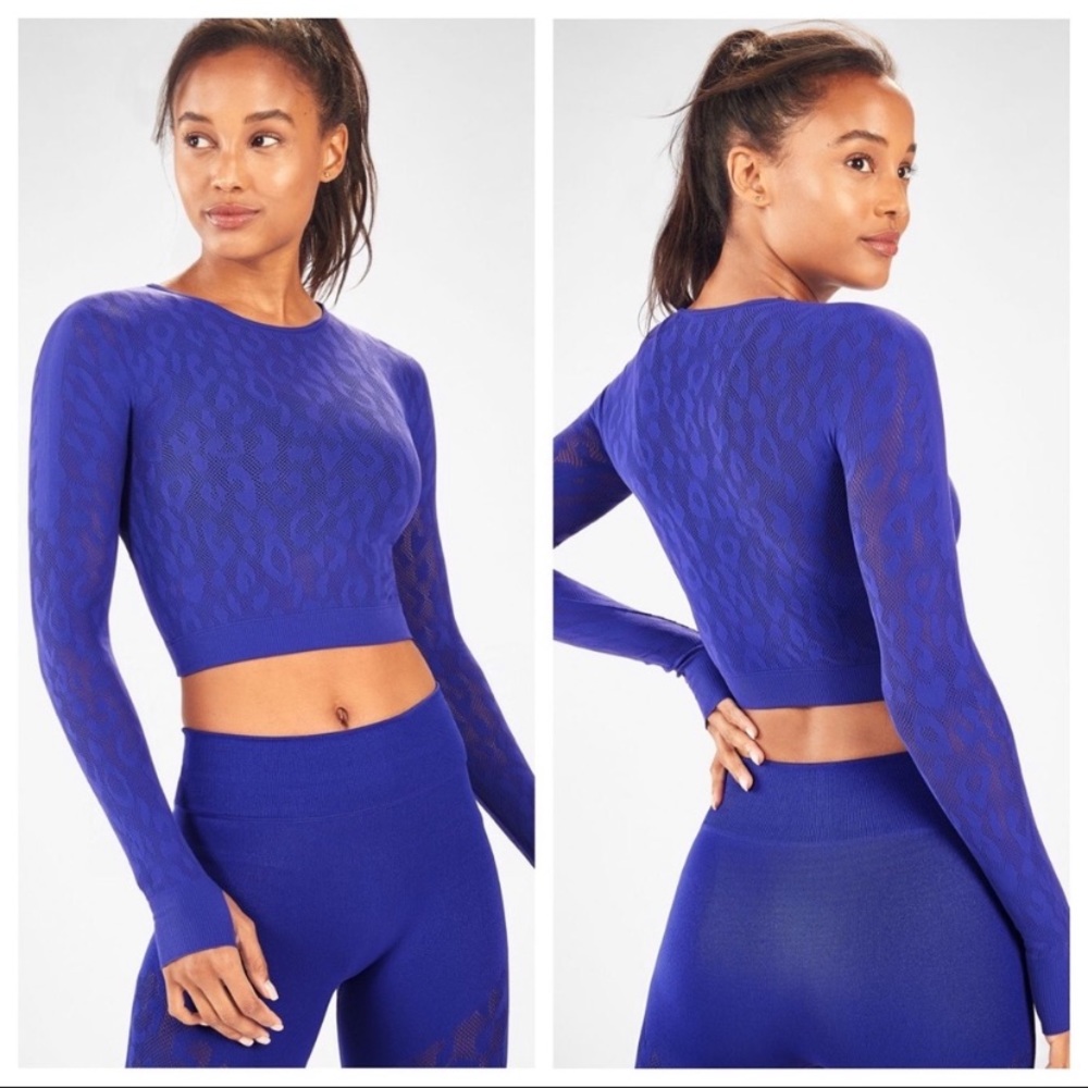 NWT Fabletics Valeria Sculptknit Long Sleeve Top